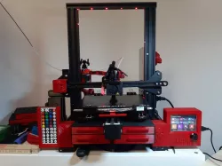 Ender 3Pro Monitor + LED Case