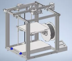 Ender 5 Pro Power Supply Relocation Mount