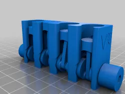 Engine - Print in Place (Wave pattern, Cross Plane)
