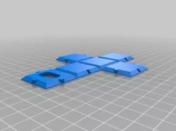 foldable cube with snap in