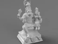 Hayagriva - God of Wisdom, with Lakshmi