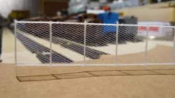 HO Scale Chain Link Fence