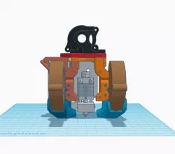 hydra duct oribiter extruder mount for ender 3/pro