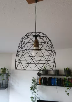 Industrial Style Fruit Basket Lamps