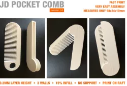 JD FOLDABLE POCKET COMB