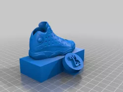 jordan xiii statue with base