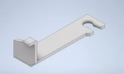 Knitting Machine - Singer - main carriage holder - carriage fastener