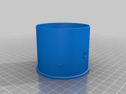 Detergent Spout Cup Holder (Parametric) by dimo414, Download free STL  model