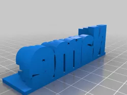 Layered Nameplate