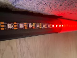LED Schiene mit Diffusor für WS2812b (für 10mm Breite)