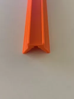 LED Strip Holder with cable channel