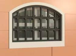 Lego compatible arched windows