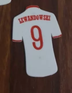 LEWANDOWSKI HOME Shirt Poland 2020 with magnets