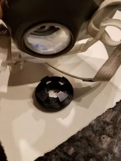 N95 Snap IN Niosh Adapter For 3m Mask Without Bayonet