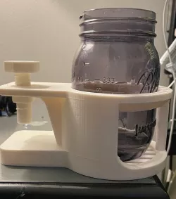 Nightstand Cup Holder (with screw clamp)