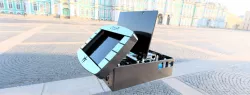 OctoPrint electronics base unit enclosure (Pi - Skr mini - 5" touch screen)