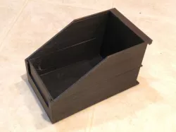 Parametric DIN Rail Open Top Bins