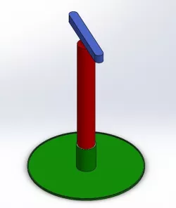 Plastic model support