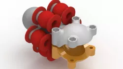 RAM rubber damper V4 - Female & Male