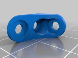 RC boat turn fin bracket, holder