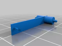 Regulator clock top swing arm