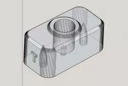 Rod Holder (remix) using self-tapping screws instead of bolts and locknuts