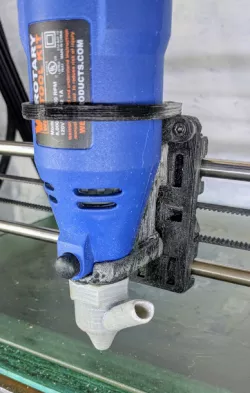 Rotary Tool Quick Change - Prusa style carriage