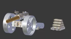 Rubber Band Powered Toy Cannon