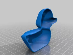 Rubber Duck Snowman Mold