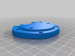 SiriusXM AMPS XDPIV2 or SXVD1 Adapter Plate for Bully Dog 50mm Gauge Pod A Pillar Housing - 2010-2016 RAM 1500