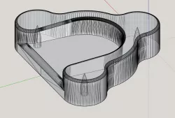 Spool Mount (remix) using self-tapping screws instead of bolts and locknuts