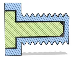 Stronger Bolt design (and this is usable in many applications) Create stronger 3D printed parts.
