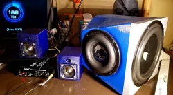 Tang Band 2.1 Desk Speakers & Subwoofer