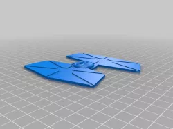 Thomas the Tie Fighter Magnet