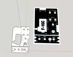 Thrustmaster Warthog Throttle overlay template (W.IP.)