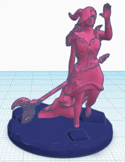 Tiefling Female Druid Caster