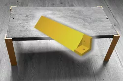 Unremarkable Shelf Leg for scrap wood shelf
