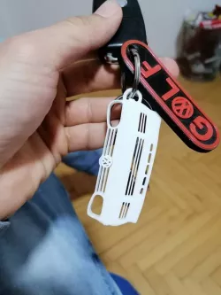 VW Golf 4 front bumper keychain