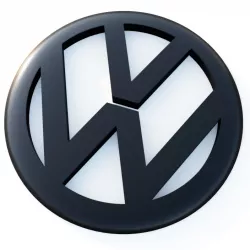 VW Volkswagen Badge Emblem 210mm Curved Golf Passat Multivan Transporter Polo Beetle Caddy Touran