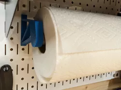 Wall Control Peg Board Paper Towel Brace