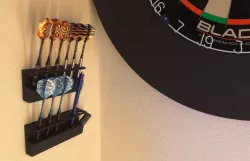 Wall Mounted Dart Holder for Soft and Steel Darts