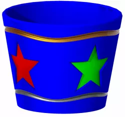 Wavey Star Plant Pot