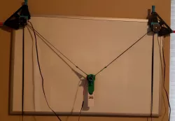 Whiteboard Vertical Drawbot (No Counter-weight) (WIP)