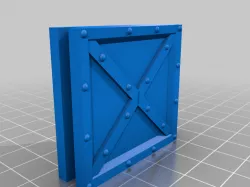 Zombicide Invader wall prototypes