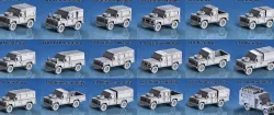 1-100 Modern Tanks and Vehicles (Duplicate)