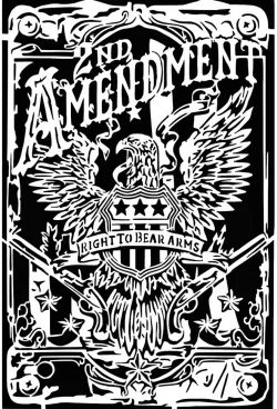 2nd Amendment stencil