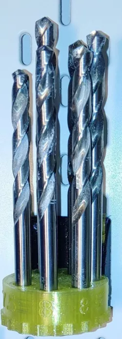 7 - 10 mm (0.5 step) Drill Bit Carousel for Ikea Skadis  