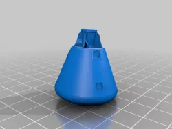 Apollo 11 Command Module Extruder Spinner, Ender 3 Pro