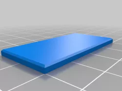 Base for 6mm micro armour vehicle