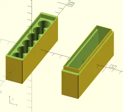 Batteriebox mit Deckel Variante 2